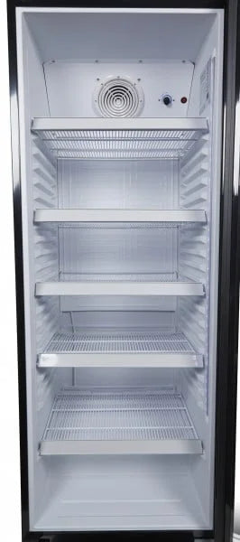 Gastro-Cool GD360 Getränkekühlschrank ECO STAR 360 Liter schwarz/schwarz, LED, super sparsam
