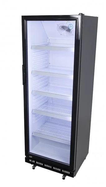 Gastro-Cool GD360 Getränkekühlschrank ECO STAR 360 Liter schwarz/schwarz, LED, super sparsam