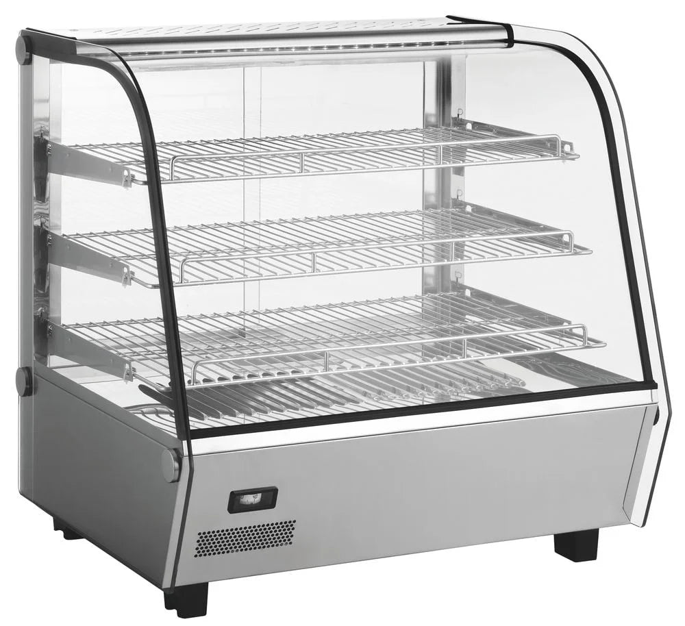 Warmhaltevitrine mit 3 Auslagen 1500 W