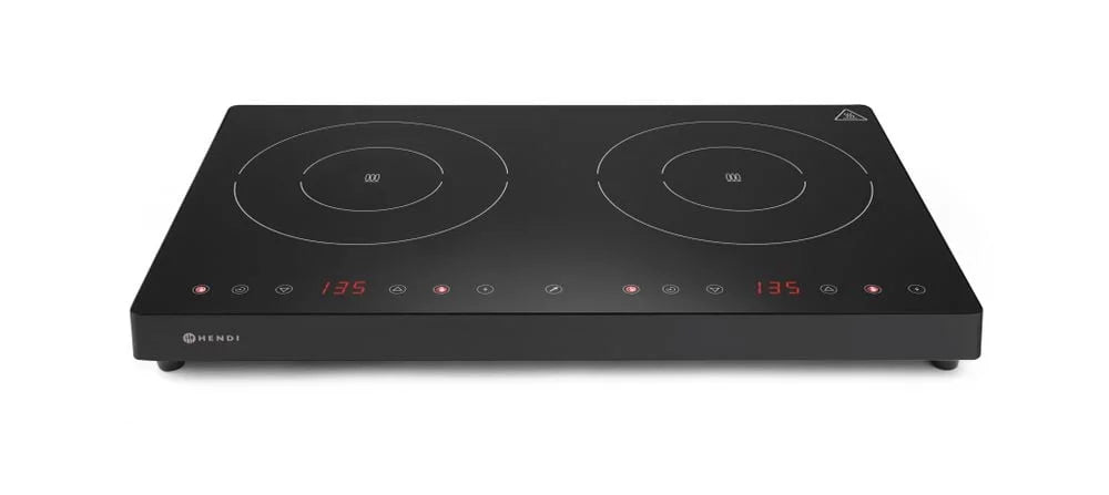 Black Line Induktionskocher doppelt 2000W+1500W