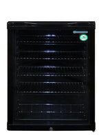 Gastro-Cool GD155 Getränkekühlschrank 130 Liter schwarz/schwarz, LED