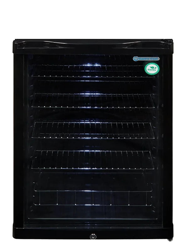 Gastro-Cool GD155 Getränkekühlschrank 130 Liter schwarz/schwarz, LED
