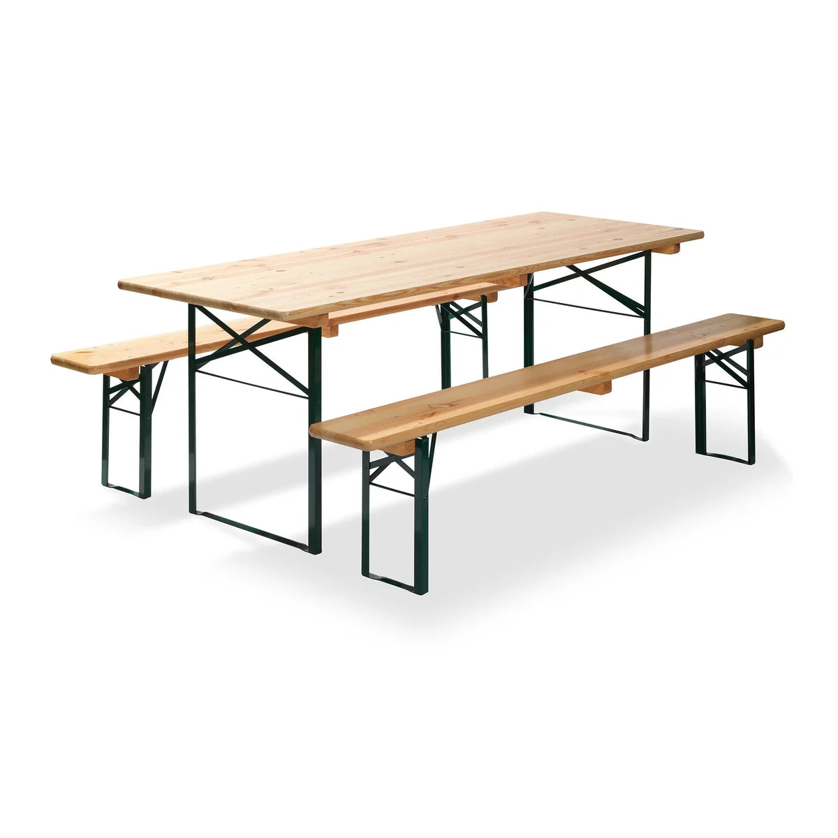 Feros Faltbare Bierganitur mit Tische 70 cm - Brauereiqualität
