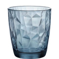 Bormioli Rocco Diamond Ocean Blue Acqua Tumbler 30,5 cl mit Füllstrich bei 20 cl, blau