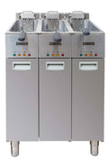 Zanussi Elektro-Fritteuse EVO 700 - Standgerät mit 1 direkt beheizten Becken 9 l und geschlossenem Unterbau