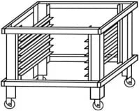Untergestell S/80, für serieP P110G B und serieP P110G 2-B