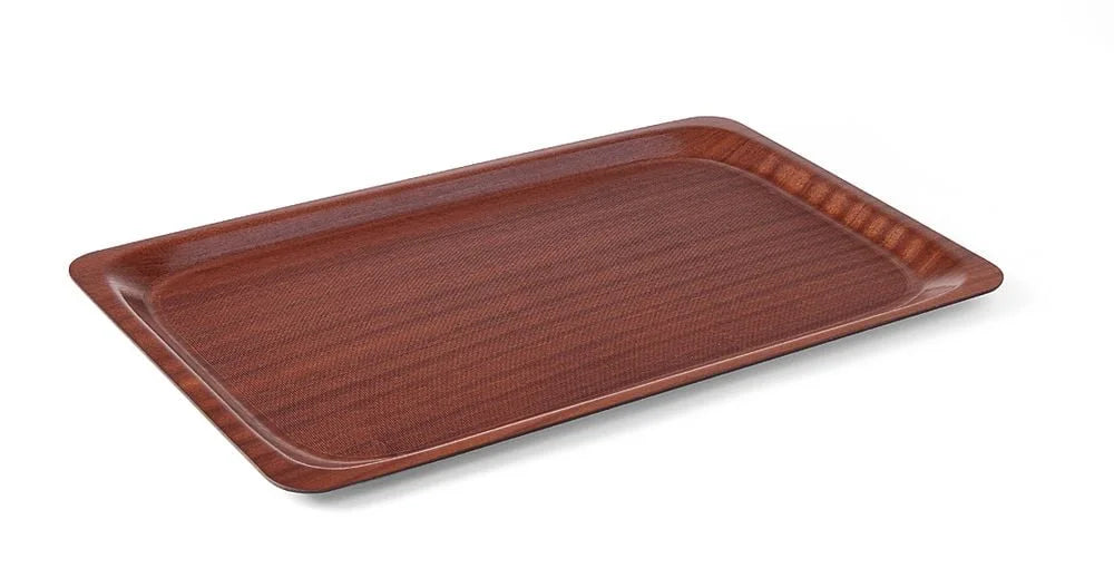 Serviertablett, rechteckig Woodform Antirutsch 430x610 mm