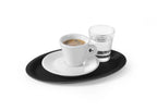 Serviertablett Rubberform oval, schwarz, 325x530 mm