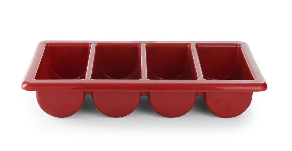 Besteckbehälter GN 1/1 - 4 Fächer schwarz