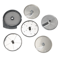 Dito Sama Scheiben-Set PROFI (2mm & 5mm Schneiden, 3mm & 7mm Reiben, 10mm Schneiden, 10x10mm Würfeln - Ø 175 mm)