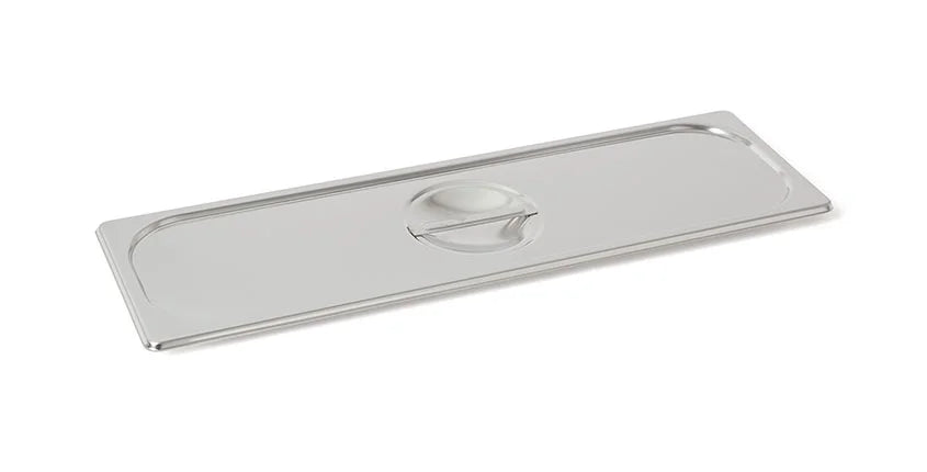 Rieber Edelstahl GN-Deckel GN 2/4 Standard mit Griffmulde, Mod. 241