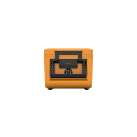 Rieber Thermobox thermoport® K 100 beheizter Toplader, orange, Inhalt: 26 Liter