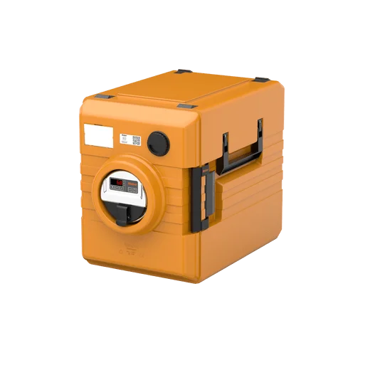 Rieber Thermobox thermoport® K 1000 umluftbeheizter Frontlader, orange, Inhalt: 52 Liter