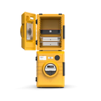 Rieber Thermobox thermoport® K 1000 umluftbeheizter Frontlader, orange, Inhalt: 52 Liter