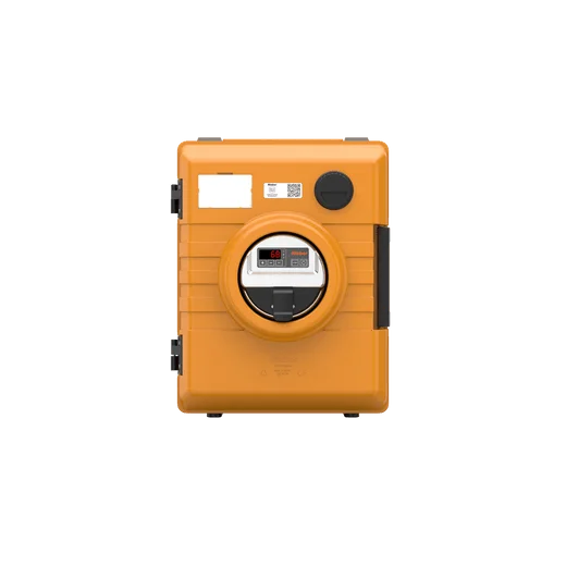 Rieber Thermobox thermoport® K 1000 umluftbeheizter Frontlader, orange, Inhalt: 52 Liter