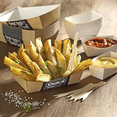 Papstar  Pure  Pommes-Frites-Trays - S - Good Food - 50 Stk