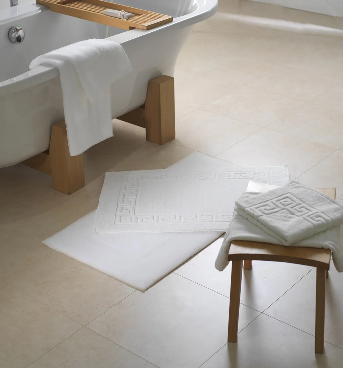 Badematte Zwirnfrottier 50x75cm - 700Gr./m2