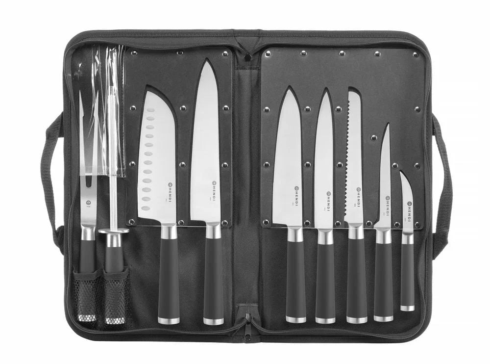 Messerset 9-teilig Edelstahl
