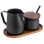 APS Milch- und Zucker-Set, schwarz