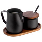 APS Milch- und Zucker-Set, schwarz