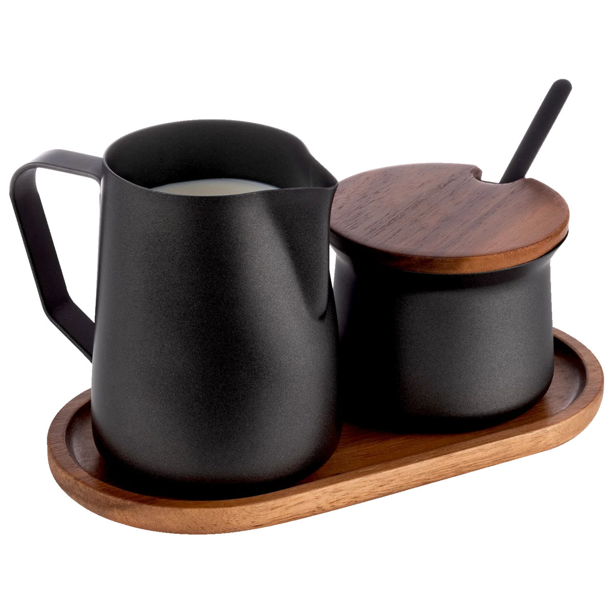 APS Milch- und Zucker-Set, schwarz