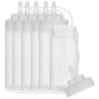 APS Quetschflasche, 6er Set, transparent, 490 ml