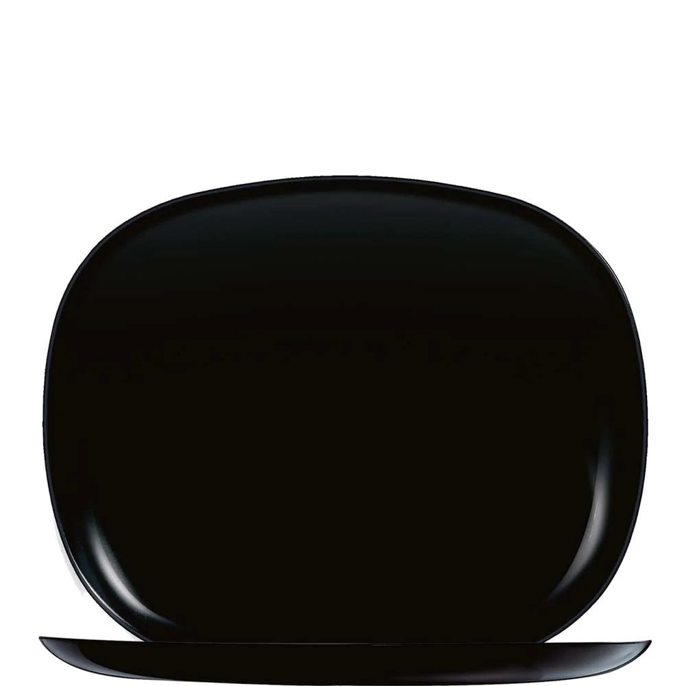 Arcoroc Evolutions Black Rechteckplatte 28 x 23 cm, schwarz