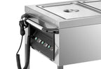 Bain-Marie Wagen PROFI mit abnehmbarer Wanne 3x GN 1/1