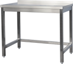 Edelstahl Arbeitstisch Profi 1800 x 700 mm - mit Aufkantung