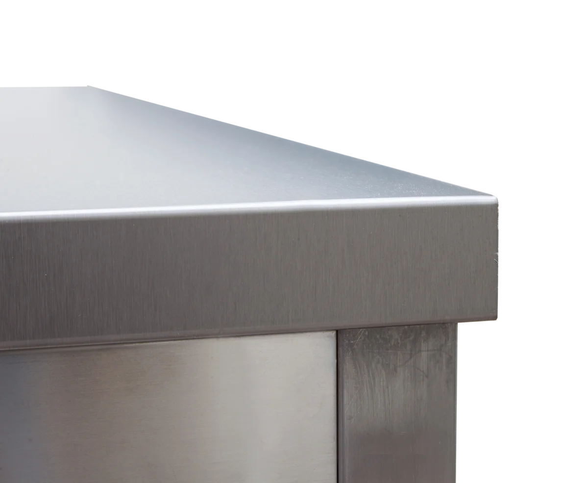 Edelstahl Arbeitstisch Profi  1600 x 600 mm - mit Grundboden