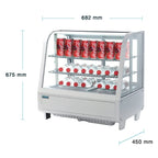 Kühlvitrine Polar 100 weiß