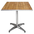 Bolero Bistrotisch 700x700 mm Eschenholz, 1 Bein