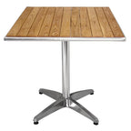 Bolero Bistrotisch 700x700 mm Eschenholz, 1 Bein