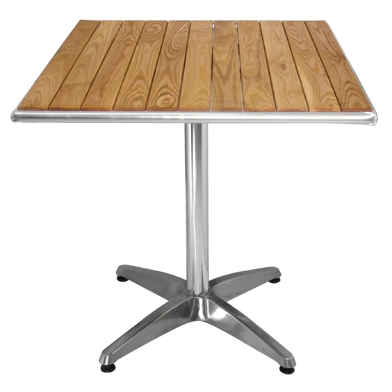Bolero Bistrotisch 700x700 mm Eschenholz, 1 Bein