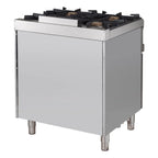 Gasherd Serie 700 - 70/70 mit Elektrobackofen, Umluft  - 4 Kochstellen - 30,6 kW