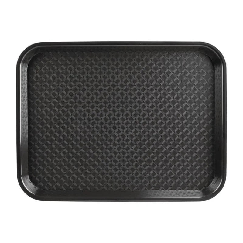 Kristallon Fast-Food-Tablett schwarz 345 x 265 mm