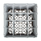 Cambro Gläserspülkorb beige mit 16 Fächern max Glashöhe 29,8cm