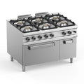 Gasherd  Serie 900 - 120/90 mit Gasbackofen - 6 Kochstellen - 42 kW