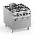 Gasherd  Serie 900 - 80/90 mit Gasbackofen - 4 Kochstellen - 43 kW