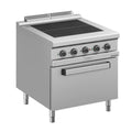 Elektroherd  Serie 900 - 80/90 mit Elektrobackofen - 4 quadratische, abgesenkte Kochfelder - 16 kW