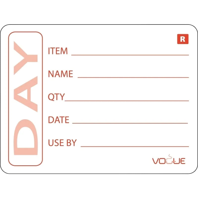 Vogue Produktlabel - 500 Stück