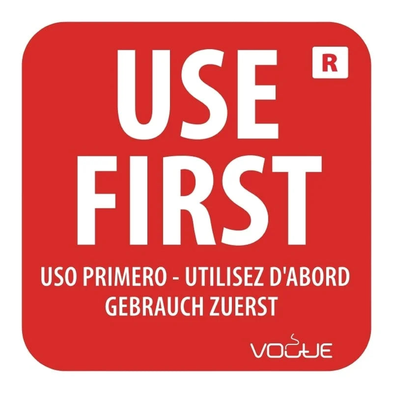 Etikett Zuerst Gebrauchen / Use First - 1.000 Stück