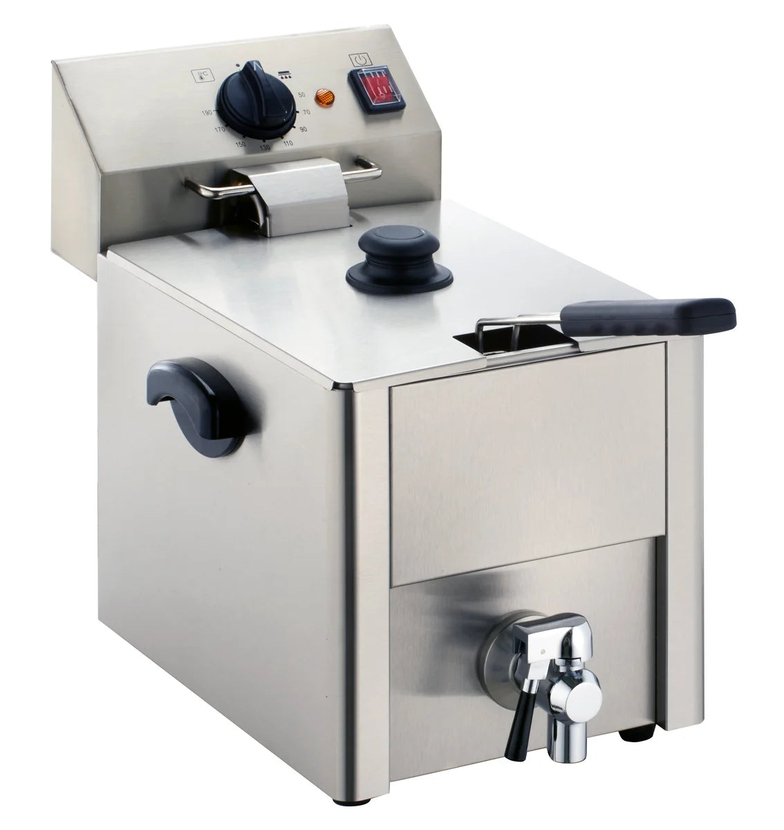 Elektro-Fritteuse ECO 10 Liter mit Ablasshahn
