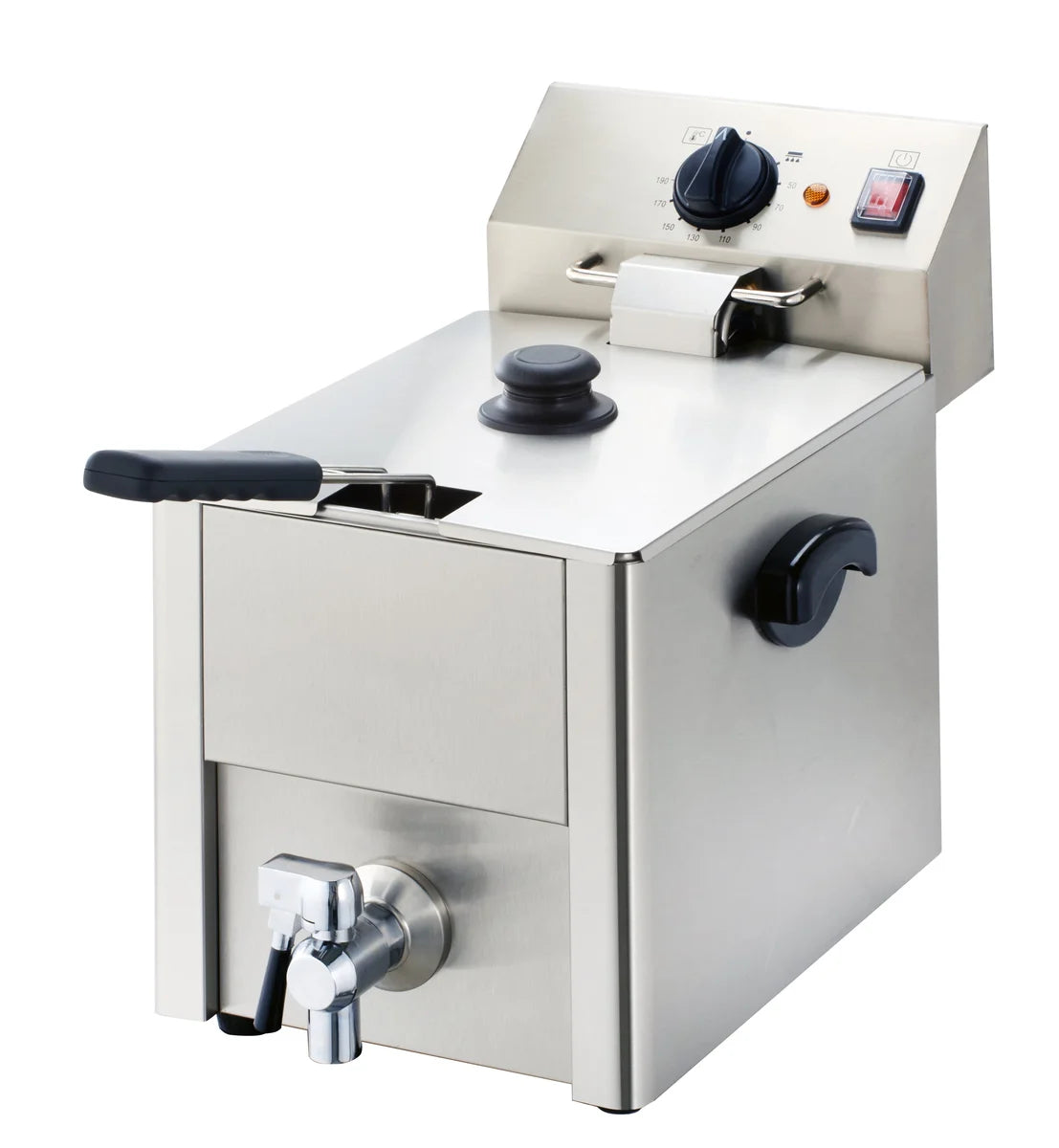 Elektro-Fritteuse ECO 10 Liter mit Ablasshahn