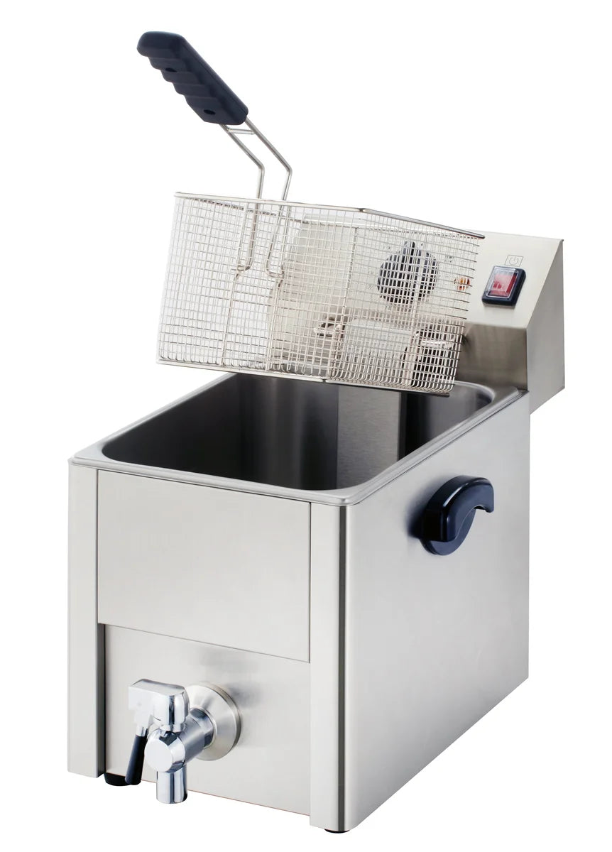 Elektro-Fritteuse ECO 10 Liter mit Ablasshahn
