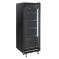 Getränkekühlschrank GKS-230, 230 Liter Kühlraumvolumen, 4 verstellbare Einlegeböden, Innenbeleuchtung, Abschließbar, Schwarz