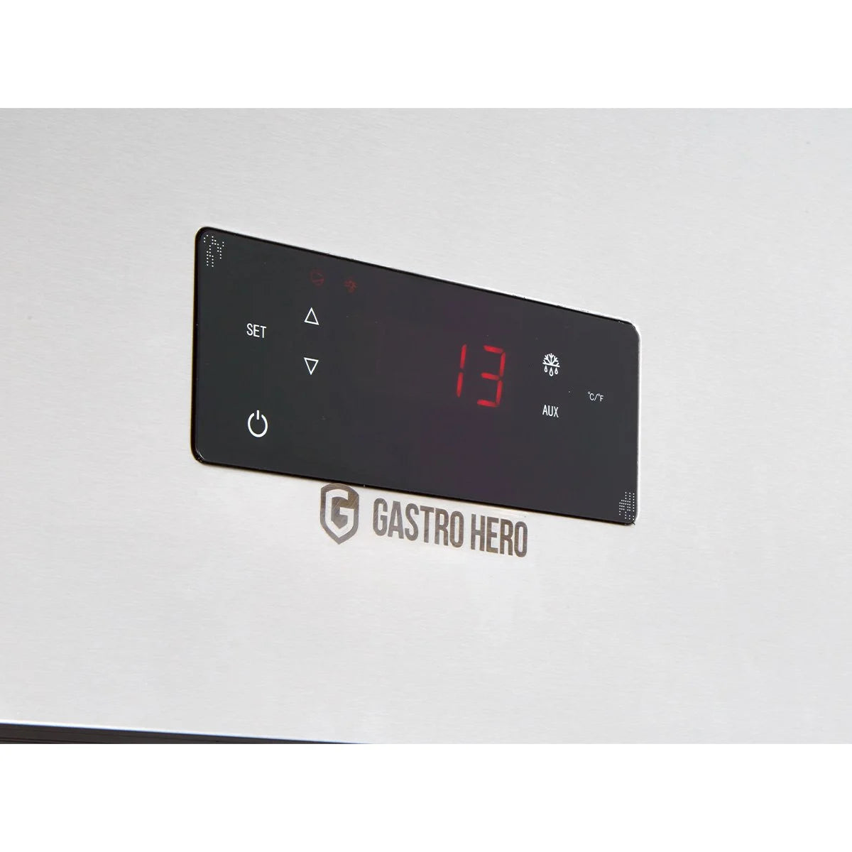 Gastronomie Tiefkühlschrank ECO 1400 GN 2/1 Monoblock, 1350 Liter Kühlraumvolumen, 6 verstellbare Einlegeböden, Robuste Bauweise, Edelstahl