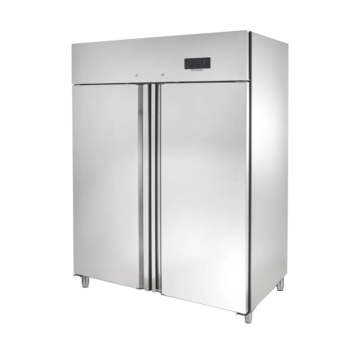 Gastronomie Tiefkühlschrank ECO 1400 GN 2/1 Monoblock, 1350 Liter Kühlraumvolumen, 6 verstellbare Einlegeböden, Robuste Bauweise, Edelstahl