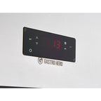 Gastronomie Kühlschrank ECO 1400 GN 2/1 Monoblock, 1350 Liter Kühlraumvolumen, 6 verstellbare Einlegeböden, Robuste Bauweise, Edelstahl