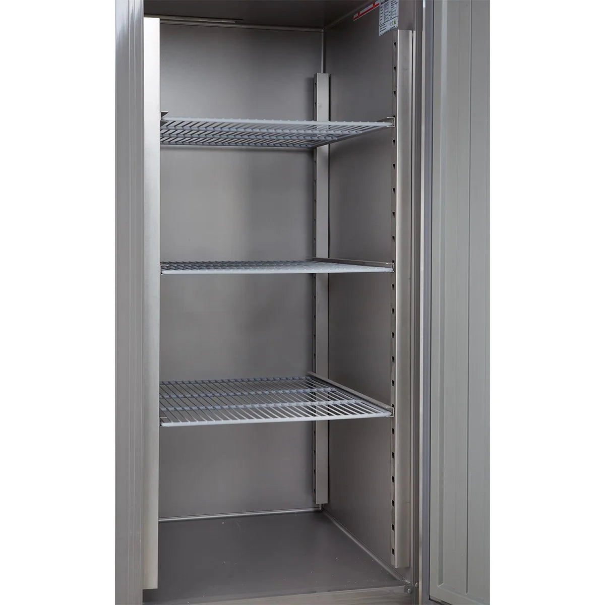 Gastronomie Tiefkühlschrank ECO 700 GN 2/1 Monoblock, 616 Liter Kühlraumvolumen, 3 verstellbare Einlegeböden, Robuste Bauweise, Edelstahl